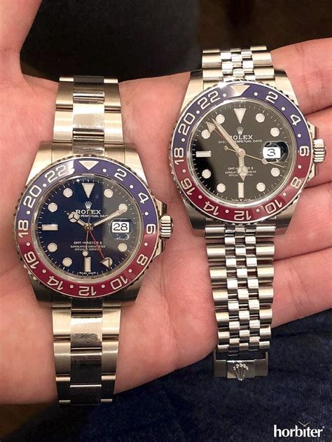 rolex gmt master ii vs pepsi.